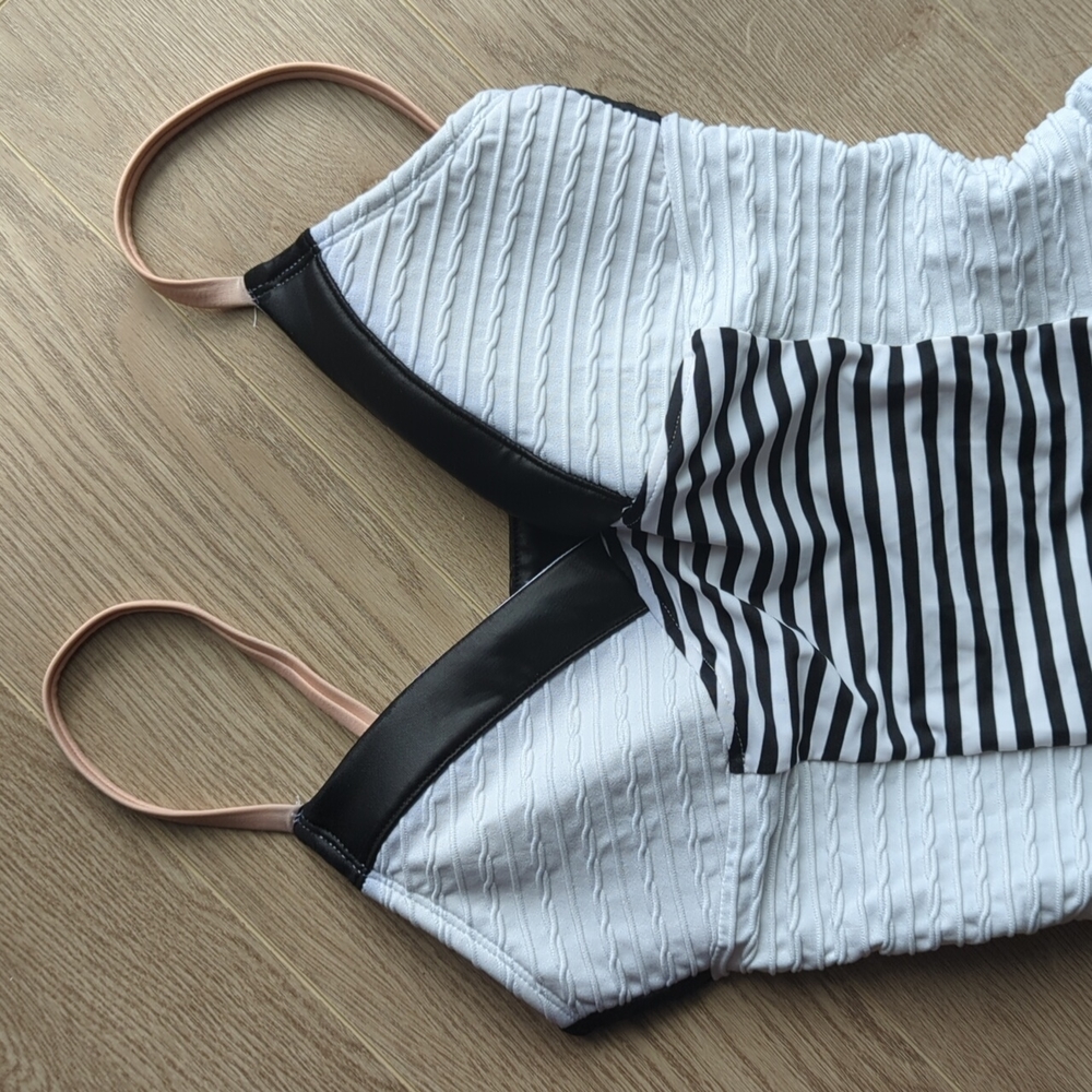 Seea Riviera one piece suit cable knit
